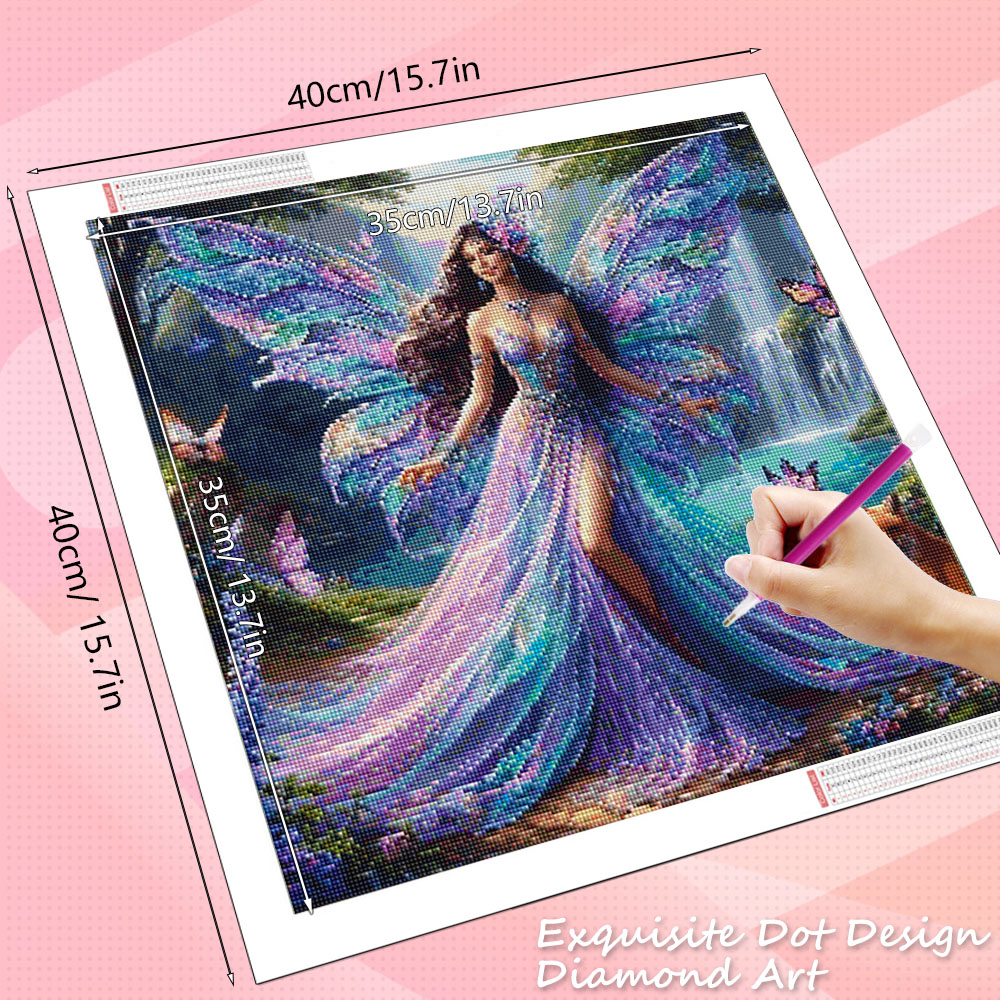 HUACAN Diamond Mosaic Noveltie - Photo Mosaic Print recension och pris