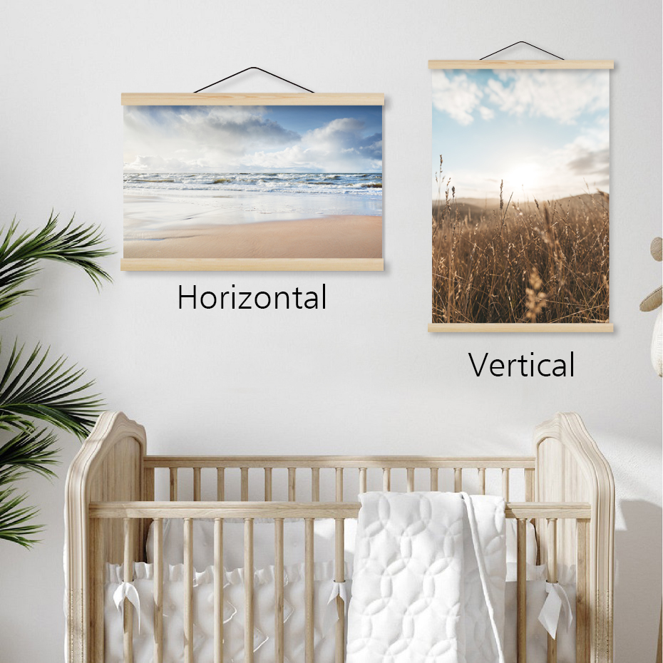 2130 40 50cm Magnetic Poster H - Engraved Wood Frame recension och pris