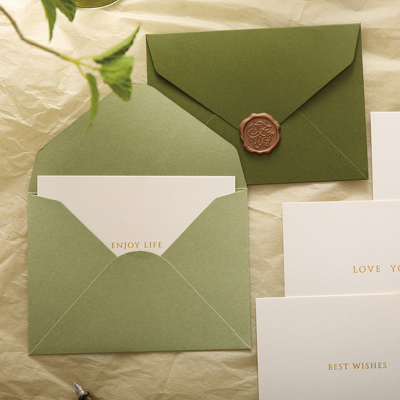 30pcs/lot 16x12cm Green Envelo - Wax Seal Letter Kit recension och pris