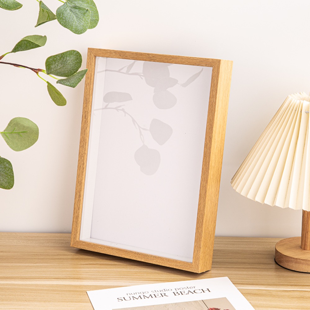 Durable Multi-size Shadow Box  - Engraved Wood Frame recension och pris