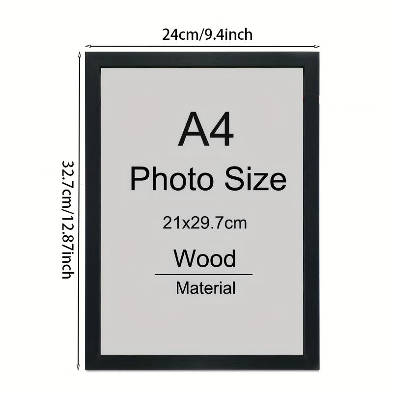 3pcs Wooden Photo Frames for P - Engraved Wood Frame recension och pris