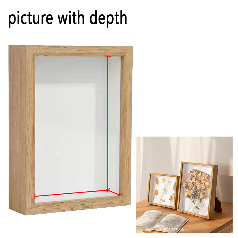 3D Wooden Picture Frames Depth - Engraved Wood Frame recension och pris